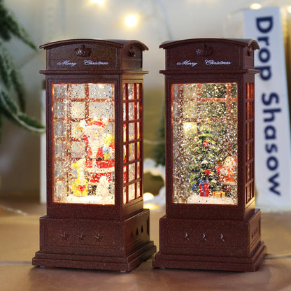 Christmas Music Box Decoration Ornaments - Season's Greetings