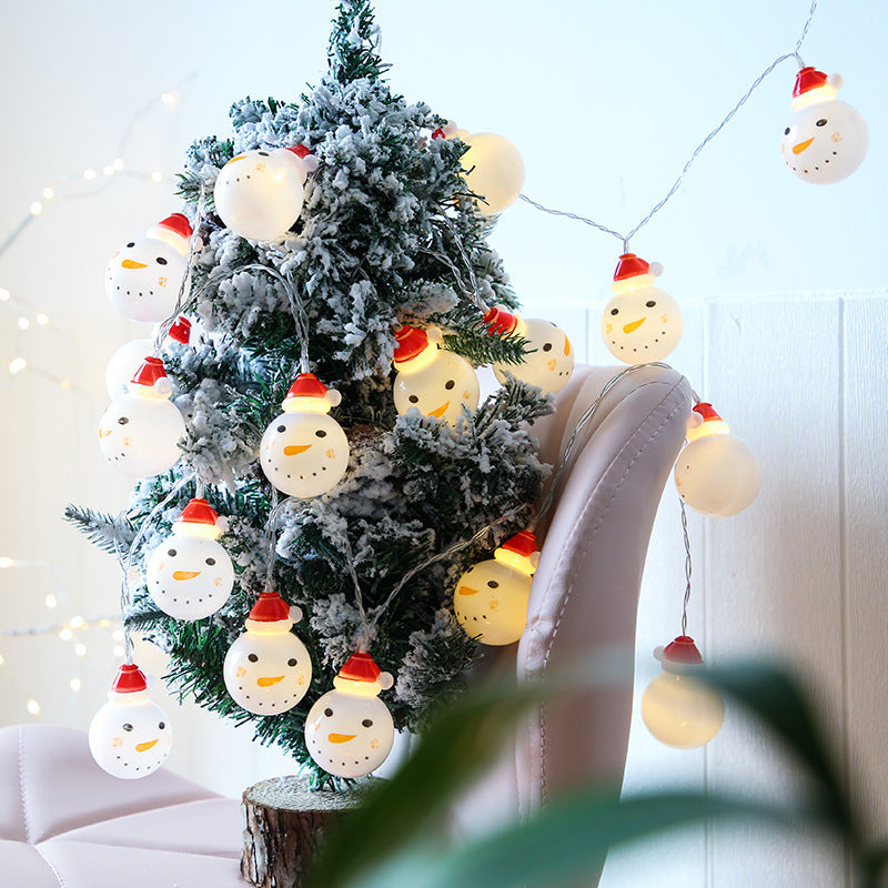 Snowman String Lights - Season's Greetings