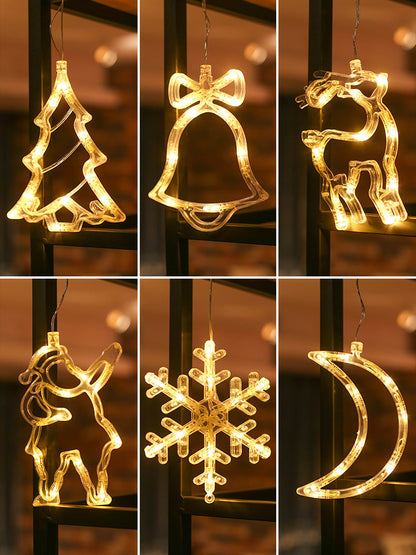 Festive Christmas Sucker Lights for Room Decoration - Season's Greetings