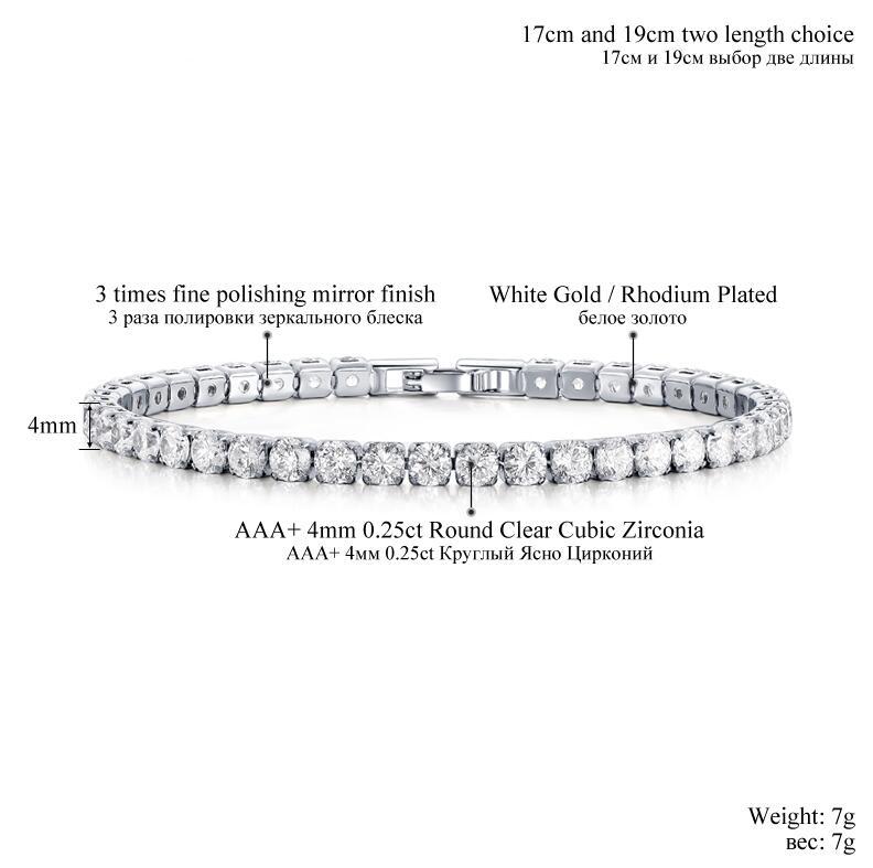 Cubic Zirconia Tennis Bracelet & Bangles for Women