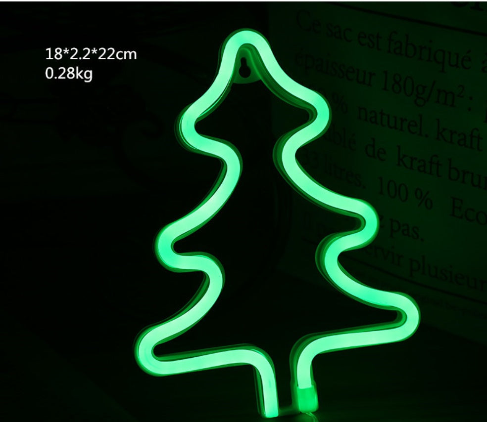 LED Christmas Acrylic Neon Lights - Season's Greetings