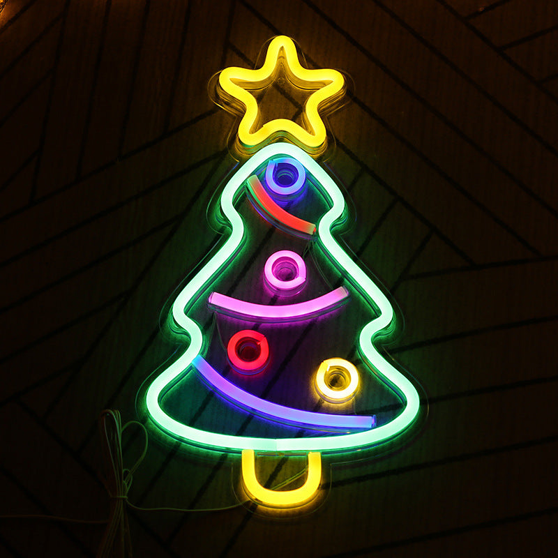 LED Christmas Acrylic Neon Lights - Season's Greetings