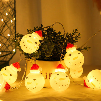 Snowman String Lights - Season's Greetings