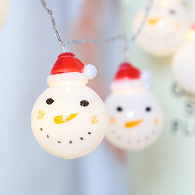 Snowman String Lights - Season's Greetings