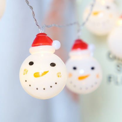 Snowman String Lights - Season's Greetings