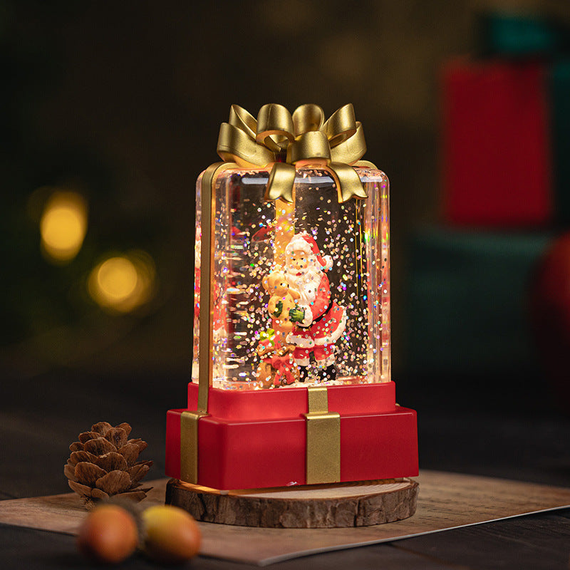 Crystal Lamp  - Perfect for Christmas & Birthday Gifts - Season's Greetings