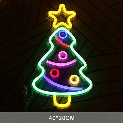 LED Christmas Acrylic Neon Lights - Season's Greetings