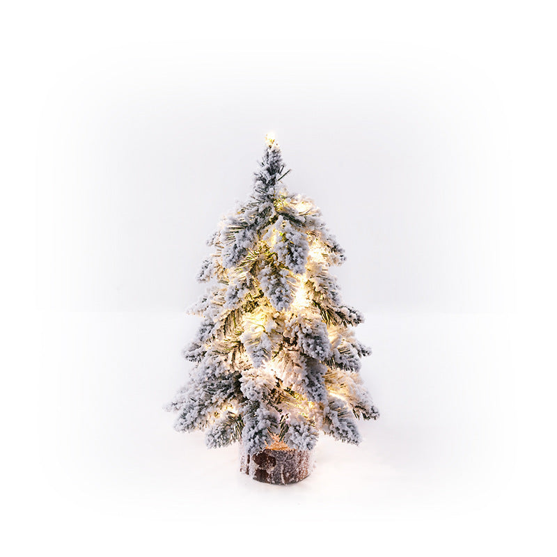 Mini Flocking Christmas Tree - Small Holiday Décor - Season's Greetings