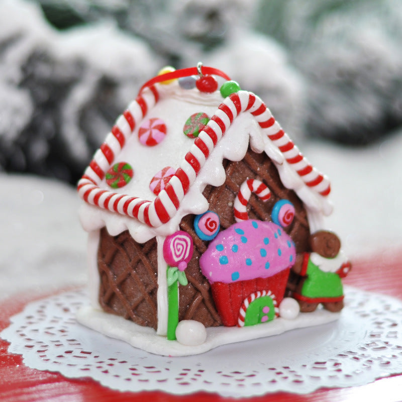 Soft Clay Decorative Christmas Ornaments - Season's Greetings