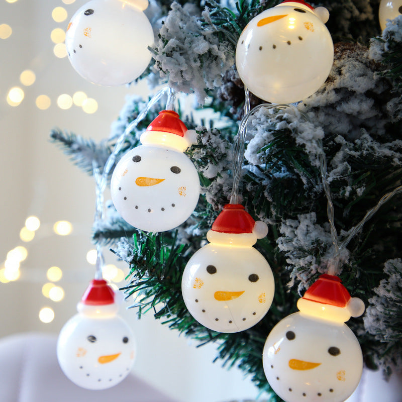 Snowman String Lights - Season's Greetings