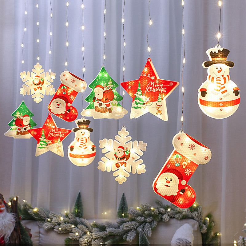 Festive LED Christmas String Lights - Season's Greetings