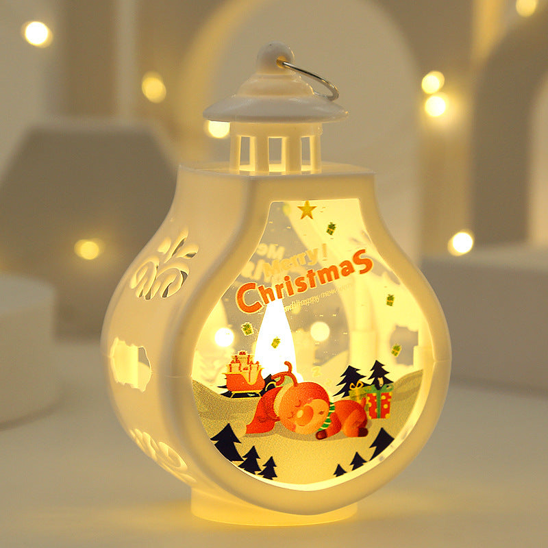 Christmas Candle Lamp – Romantic Holiday Decor - Season's Greetings