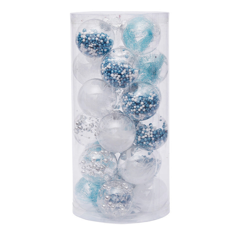 24-Piece 6CM Christmas Balls Set - Season's Greetings