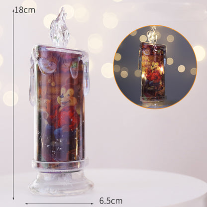 Christmas Transparent Electronic Candles Gifts