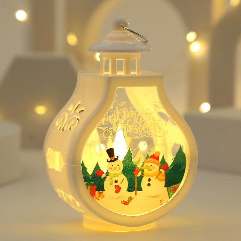 Christmas Candle Lamp – Romantic Holiday Decor - Season's Greetings