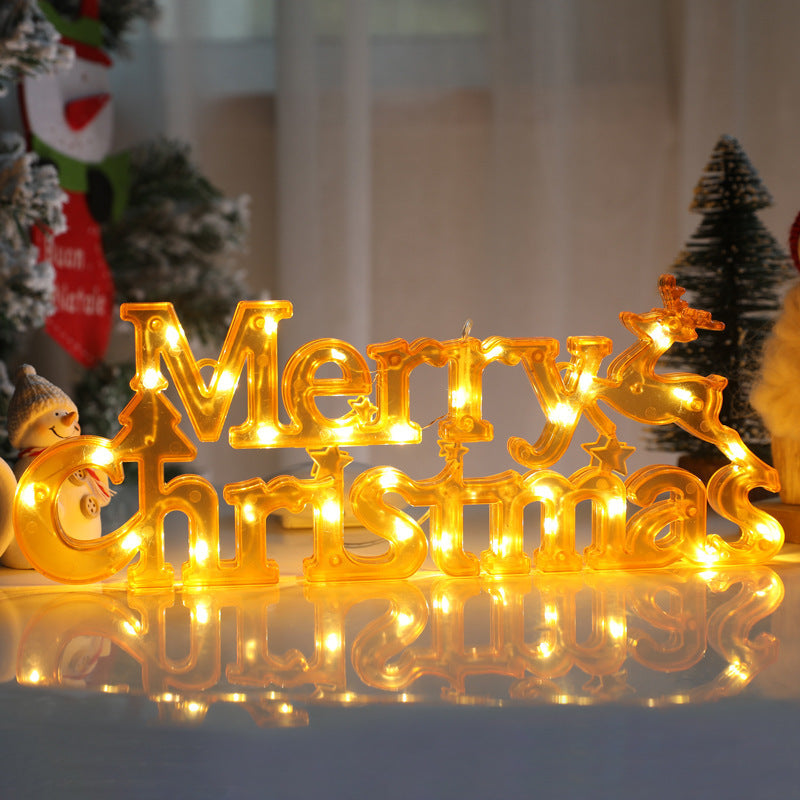 Christmas Decorative Modeling Lights - Season's Greetings