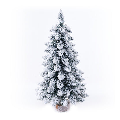 Mini Flocking Christmas Tree - Small Holiday Décor - Season's Greetings