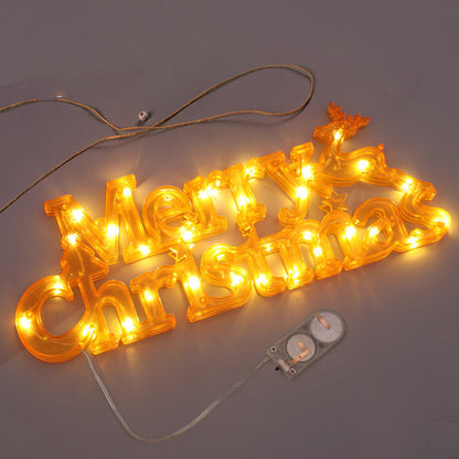 Christmas Decorative Modeling Lights - Season's Greetings